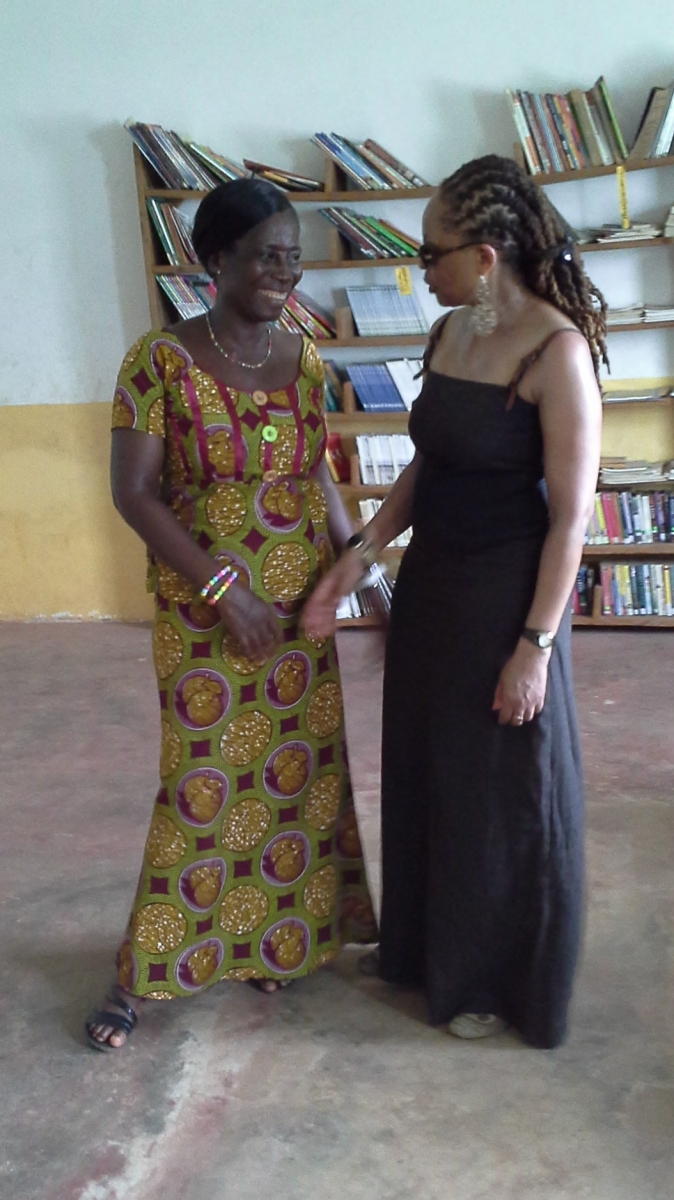 Sacefi founder with headmistress